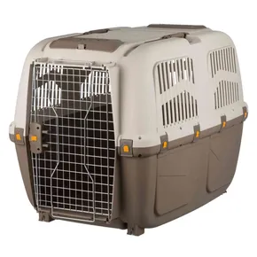 Transportná prepravka SKUDO 7, L, 73x76x105 cm, tmavo šedá/piesková (max. 45kg)